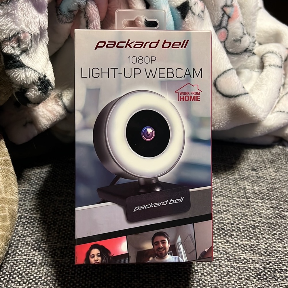 NWT PACKARD BELL 1080P Light-Up Webcam